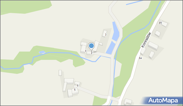 Konradów, Konradów, 2, mapa Konradów