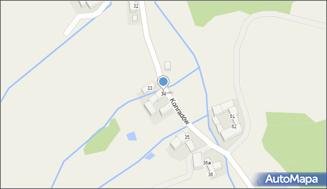 Konradów, Konradów, 34, mapa Konradów