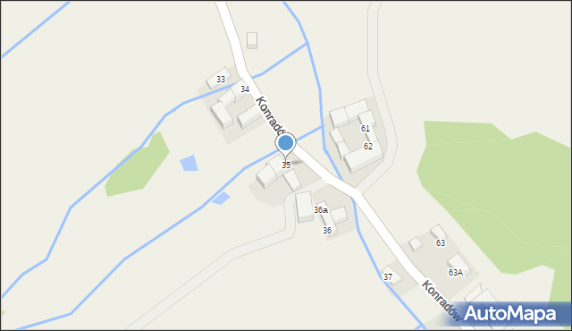 Konradów, Konradów, 35, mapa Konradów