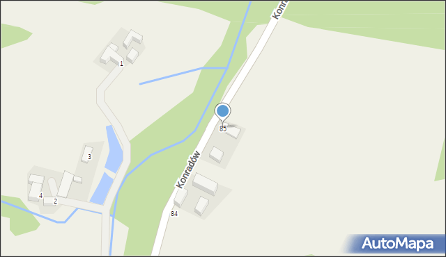 Konradów, Konradów, 85, mapa Konradów