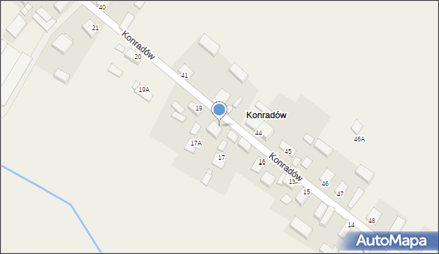 Konradów, Konradów, 18, mapa Konradów