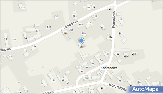 Konradowa, Konradowa, 35b, mapa Konradowa