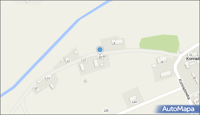 Konradówka, Konradówka, 14, mapa Konradówka