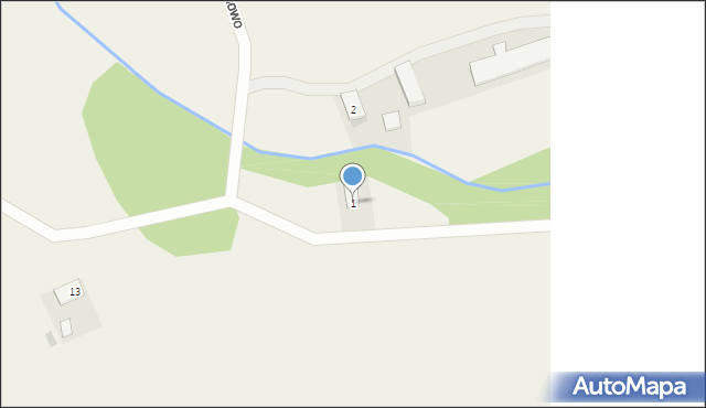 Konradowo, Konradowo, 1, mapa Konradowo