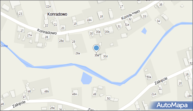 Konradowo, Konradowo, 30e, mapa Konradowo