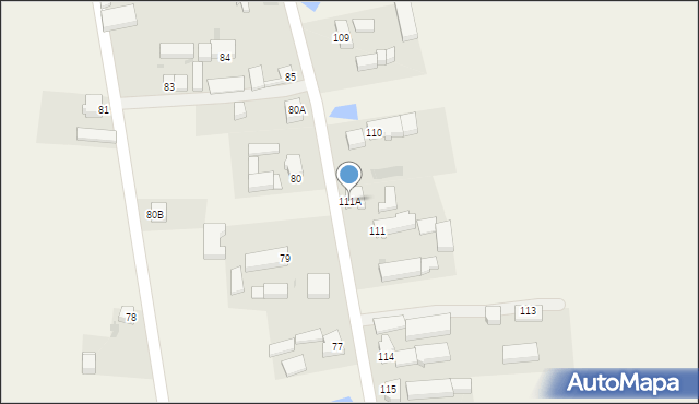 Konradowo, Konradowo, 111A, mapa Konradowo