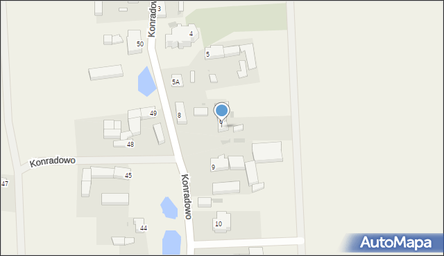 Konradowo, Konradowo, 7, mapa Konradowo