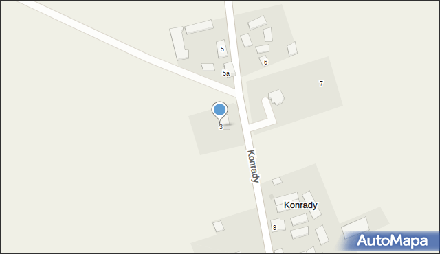 Konrady, Konrady, 3, mapa Konrady