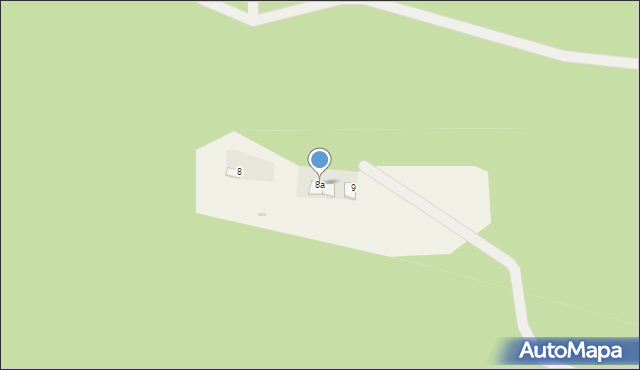 Końskie Błota, Końskie Błota, 8a, mapa Końskie Błota