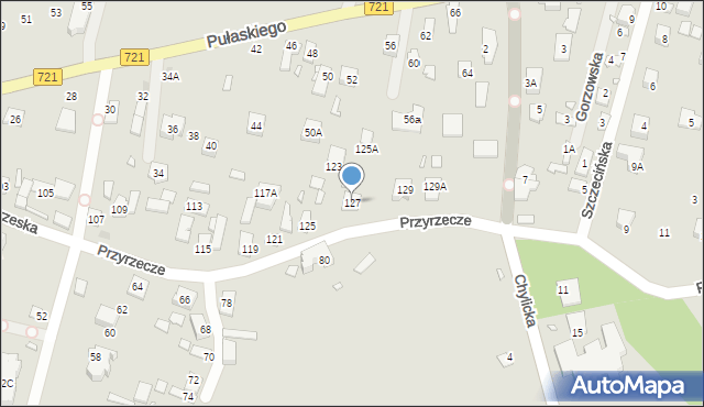 Konstancin-Jeziorna, Kołobrzeska, 127, mapa Konstancin-Jeziorna