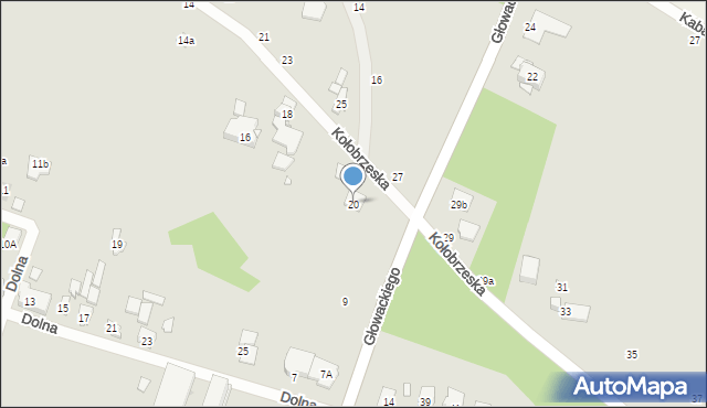 Konstancin-Jeziorna, Kołobrzeska, 20, mapa Konstancin-Jeziorna