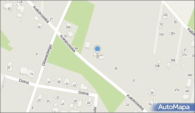 Konstancin-Jeziorna, Kołobrzeska, 33, mapa Konstancin-Jeziorna