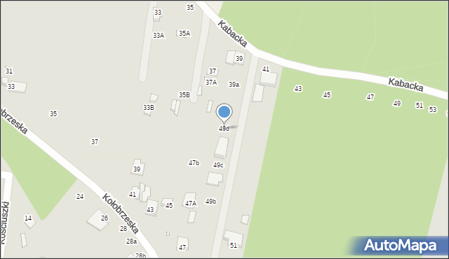 Konstancin-Jeziorna, Kołobrzeska, 49d, mapa Konstancin-Jeziorna