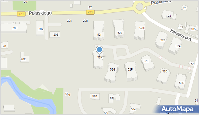 Konstancin-Jeziorna, Kołobrzeska, 52H, mapa Konstancin-Jeziorna