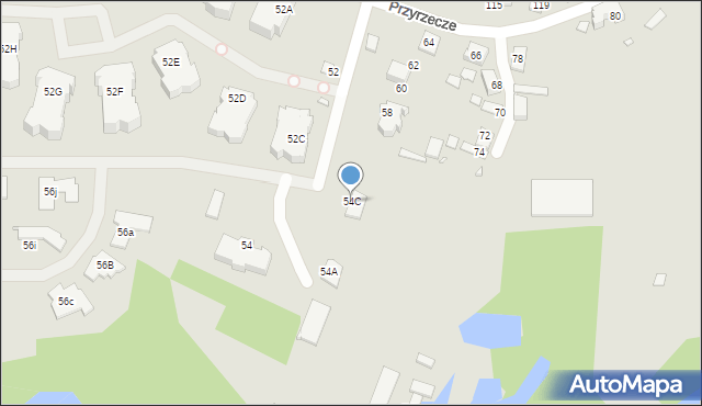 Konstancin-Jeziorna, Kołobrzeska, 54C, mapa Konstancin-Jeziorna