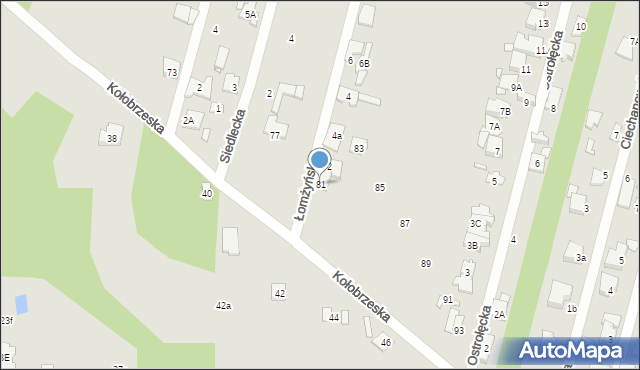 Konstancin-Jeziorna, Kołobrzeska, 81, mapa Konstancin-Jeziorna