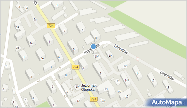 Konstancin-Jeziorna, Kopernika Mikołaja, 10j, mapa Konstancin-Jeziorna