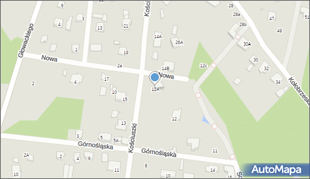 Konstancin-Jeziorna, Kościuszki Tadeusza, gen., 12A, mapa Konstancin-Jeziorna