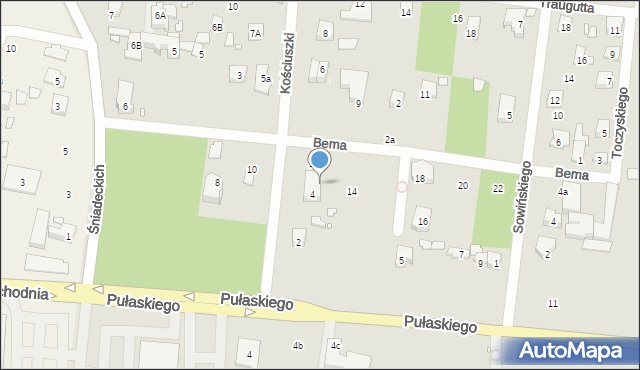 Konstancin-Jeziorna, Kościuszki Tadeusza, gen., 4, mapa Konstancin-Jeziorna