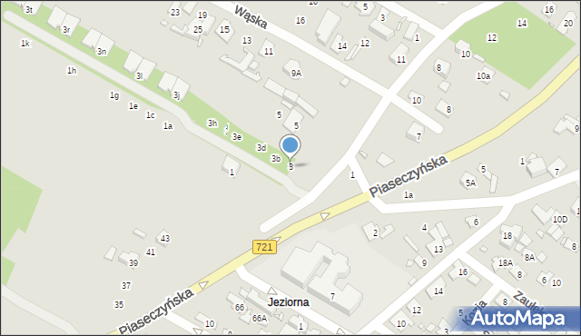 Konstancin-Jeziorna, Kolejowa, 3, mapa Konstancin-Jeziorna