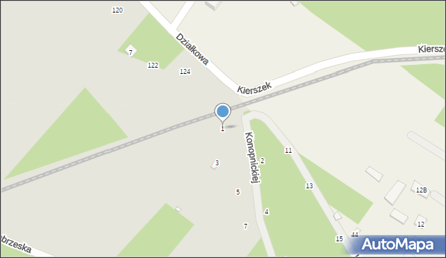Konstancin-Jeziorna, Konopnickiej Marii, 1, mapa Konstancin-Jeziorna