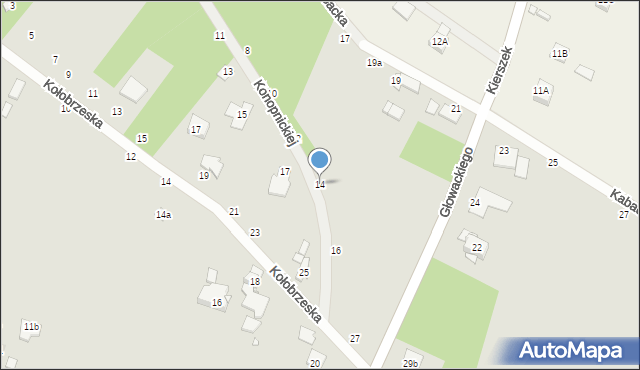 Konstancin-Jeziorna, Konopnickiej Marii, 14, mapa Konstancin-Jeziorna