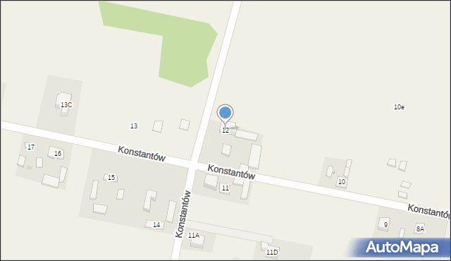 Konstantów, Konstantów, 12, mapa Konstantów