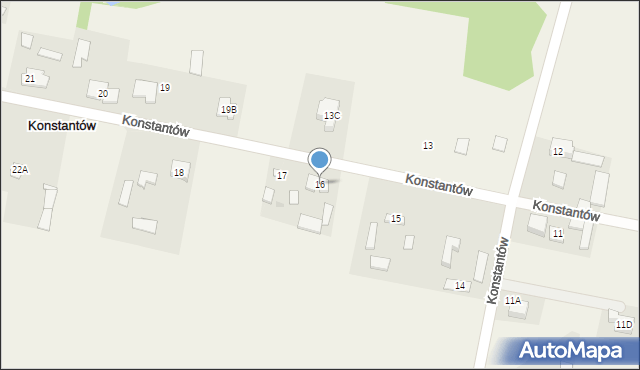 Konstantów, Konstantów, 16, mapa Konstantów