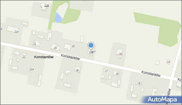 Konstantów, Konstantów, 19B, mapa Konstantów