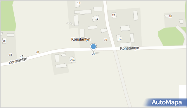 Konstantyn, Konstantyn, 21, mapa Konstantyn