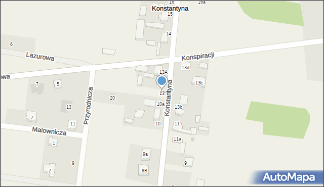 Konstantyna, Konstantyna, 13, mapa Konstantyna