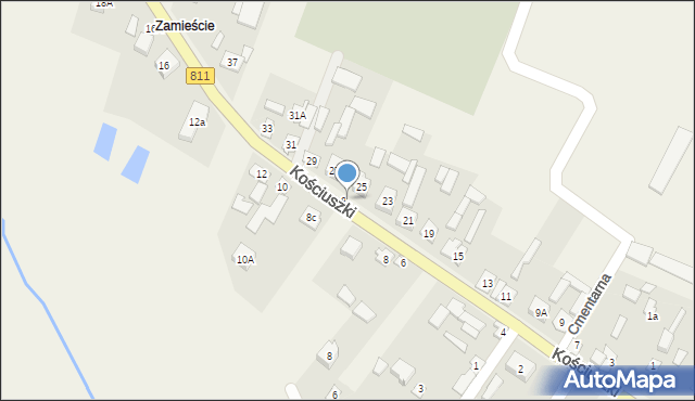 Konstantynów, Kościuszki Tadeusza, gen., 8a, mapa Konstantynów