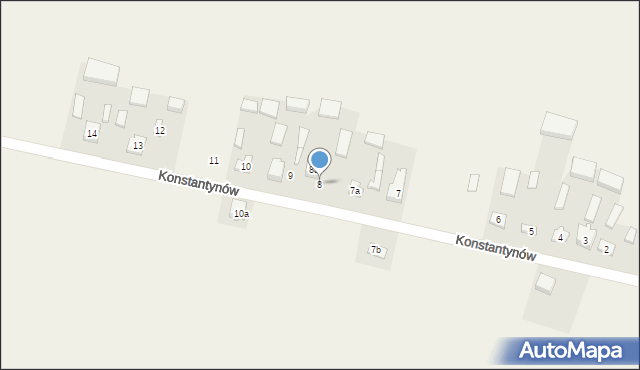 Konstantynów, Konstantynów, 8, mapa Konstantynów