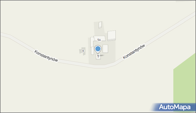 Konstantynów, Konstantynów, 5, mapa Konstantynów