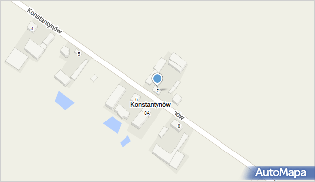 Konstantynów, Konstantynów, 7, mapa Konstantynów