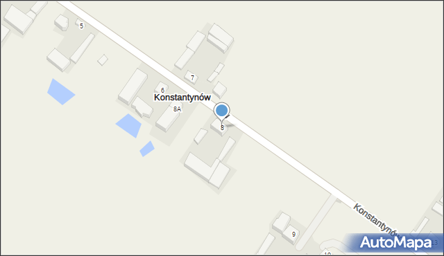 Konstantynów, Konstantynów, 8, mapa Konstantynów