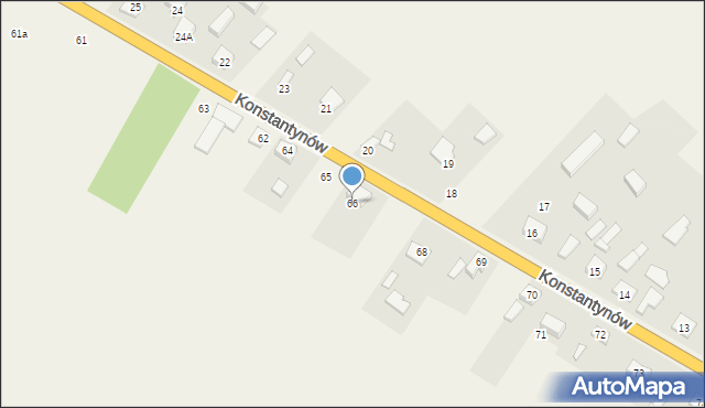 Konstantynów, Konstantynów, 66, mapa Konstantynów