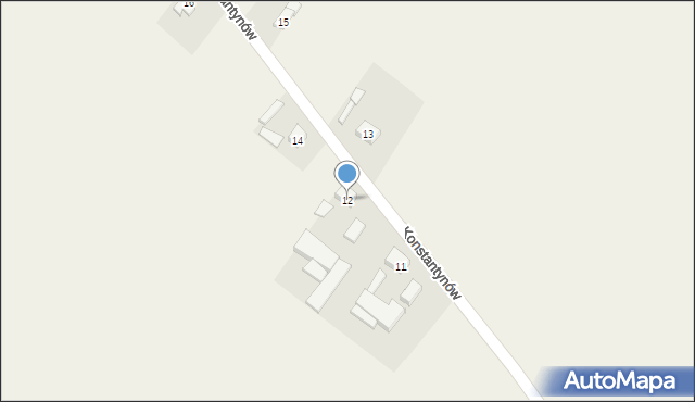 Konstantynów, Konstantynów, 12, mapa Konstantynów