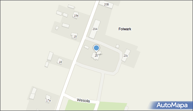 Konstantynów-Kolonia, Konstantynów-Kolonia, 20, mapa Konstantynów-Kolonia