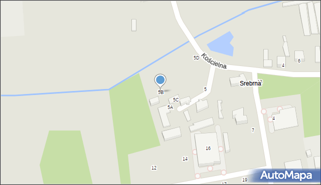 Konstantynów Łódzki, Kościelna, 5B, mapa Konstantynów Łódzki