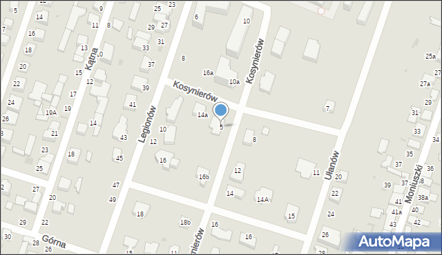 Konstantynów Łódzki, Kosynierów, 5, mapa Konstantynów Łódzki