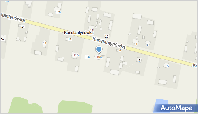 Konstantynówka, Konstantynówka, 10A, mapa Konstantynówka