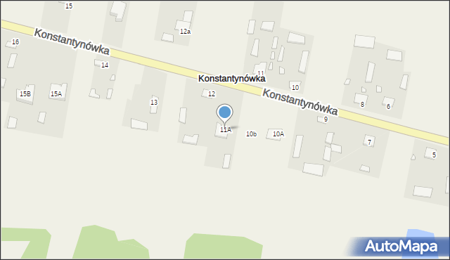 Konstantynówka, Konstantynówka, 11A, mapa Konstantynówka