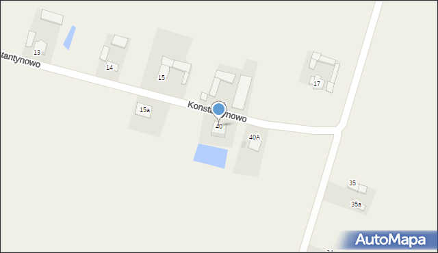 Konstantynowo, Konstantynowo, 40, mapa Konstantynowo