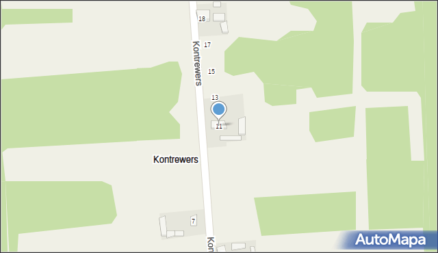 Kontrewers, Kontrewers, 11, mapa Kontrewers