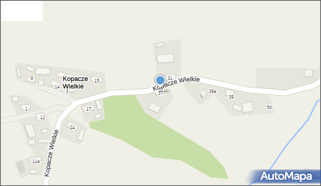 Kopacze Wielkie, Kopacze Wielkie, 37, mapa Kopacze Wielkie