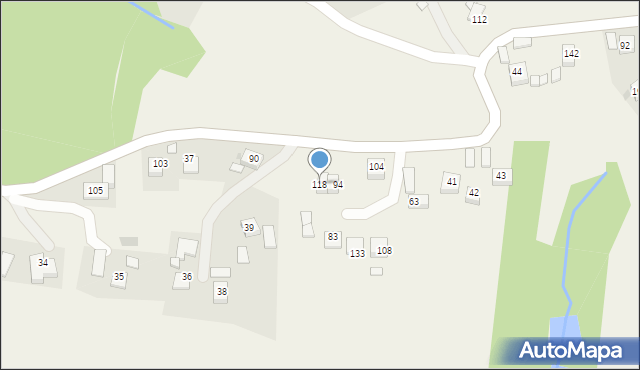 Kopaliny, Kopaliny, 118, mapa Kopaliny