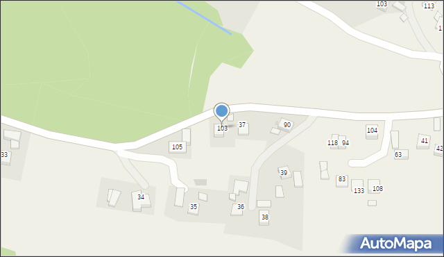 Kopaliny, Kopaliny, 103, mapa Kopaliny