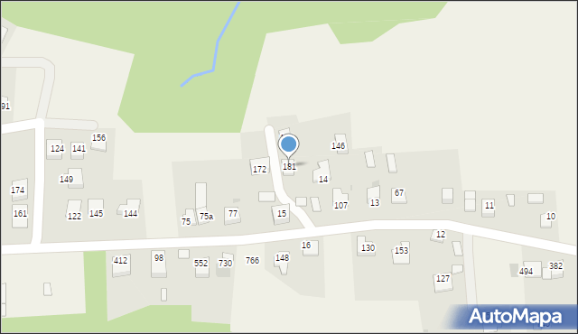 Kopaliny, Kopaliny, 181, mapa Kopaliny