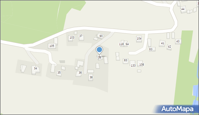 Kopaliny, Kopaliny, 39, mapa Kopaliny